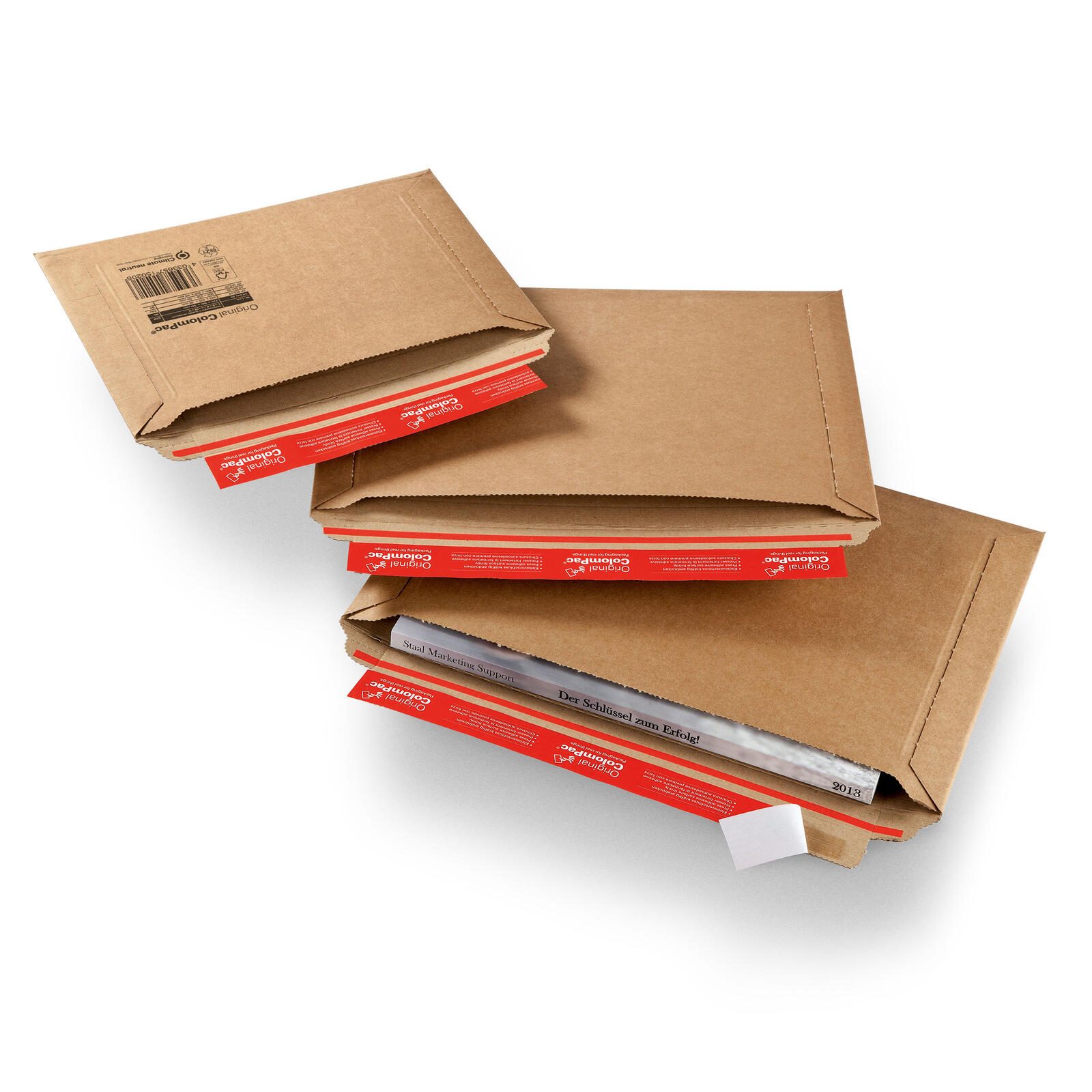 ColomPac® Kartonversandtaschen für DIN B4 braun