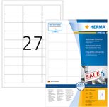 HERMA SPECIAL Etiketten weiß 63,5 x 29,6 mm