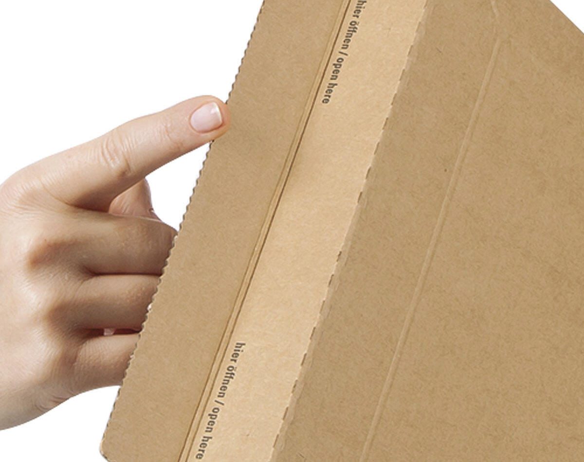 ColomPac® Kartonversandtaschen für DIN A4+ braun