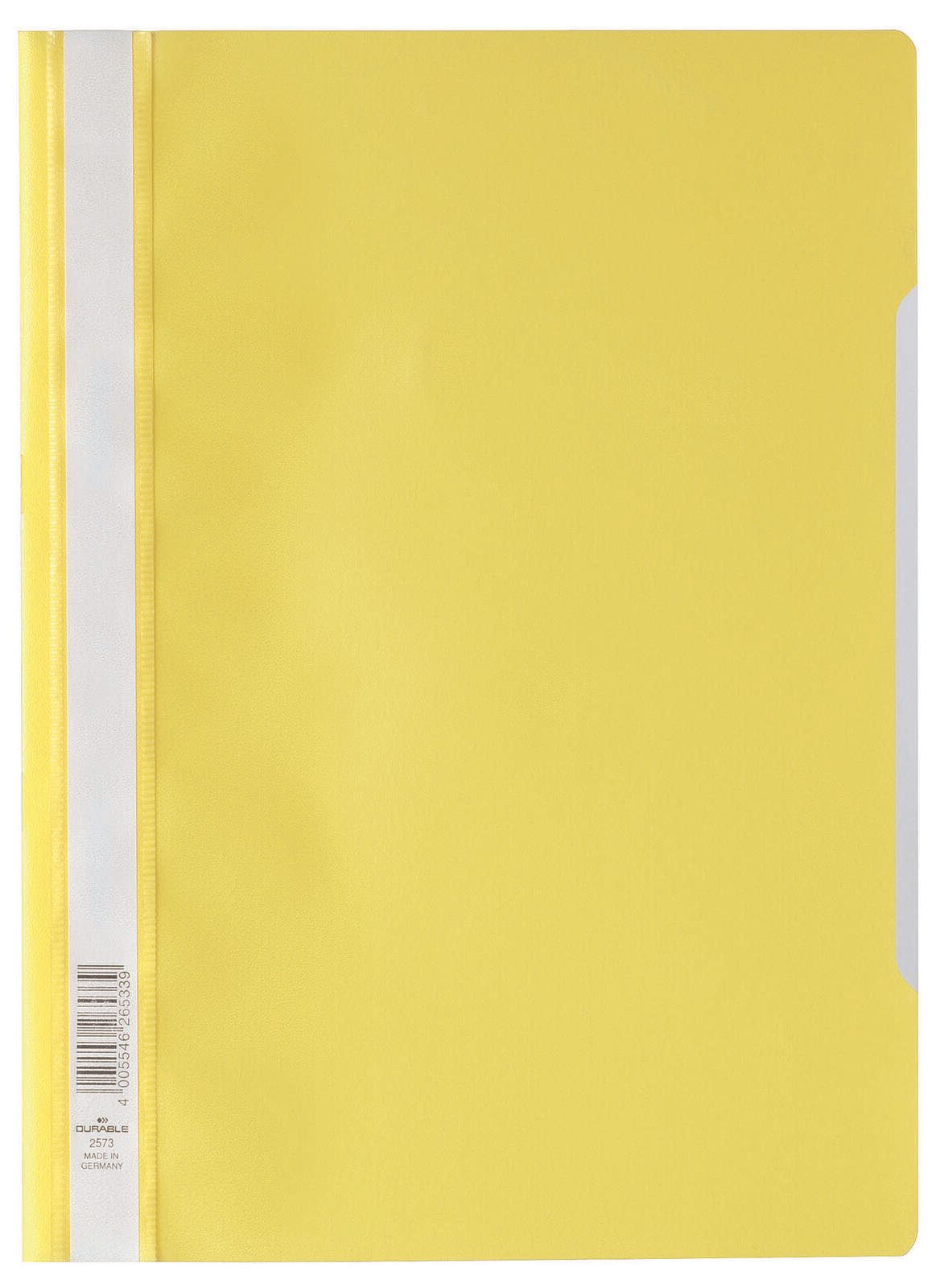 DURABLE Schnellhefter DIN A4 Polypropylen (PP) gelb