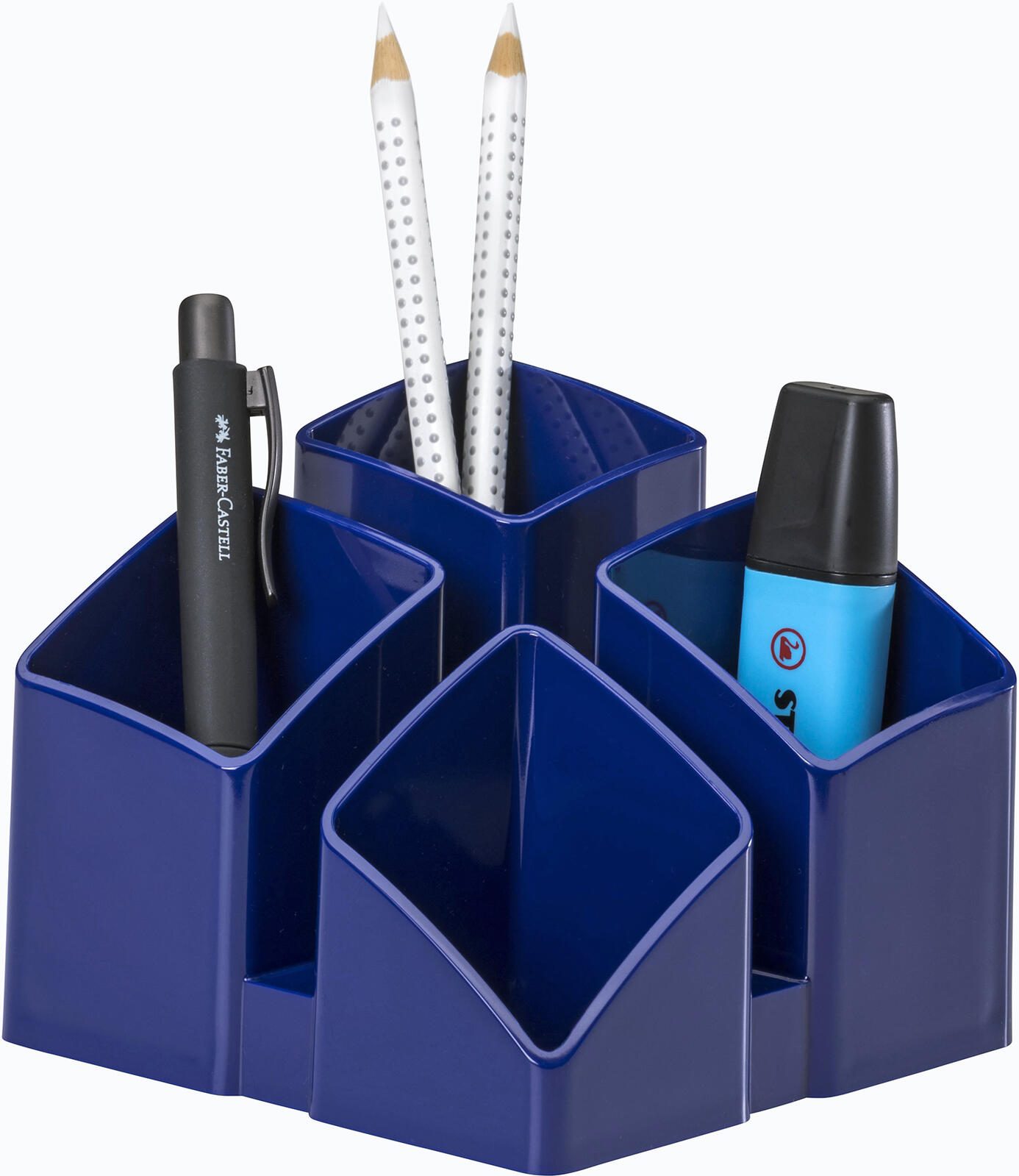 HAN SCALA Stiftehalter 12,5 x 12,5 x 10,0 cm blau