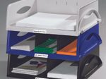 LEITZ Briefablage Sorty A4 quer DIN A4 grau
