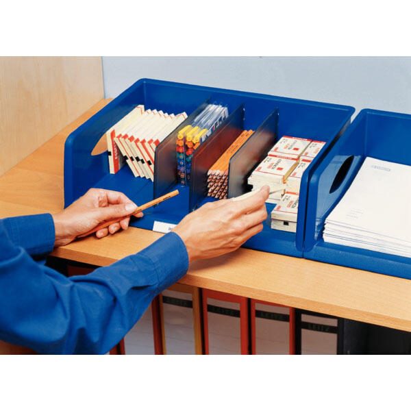 LEITZ Briefablage Sorty A4 quer DIN A4 blau