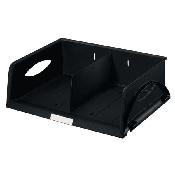 LEITZ Briefablage Sorty A4 quer DIN A4 schwarz
