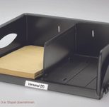 LEITZ Briefablage Sorty A4 quer DIN A4 schwarz