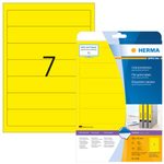 HERMA Ordneretiketten 38,0 x 192,0 mm gelb