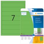 HERMA Ordneretiketten 38,0 x 192,0 mm grün