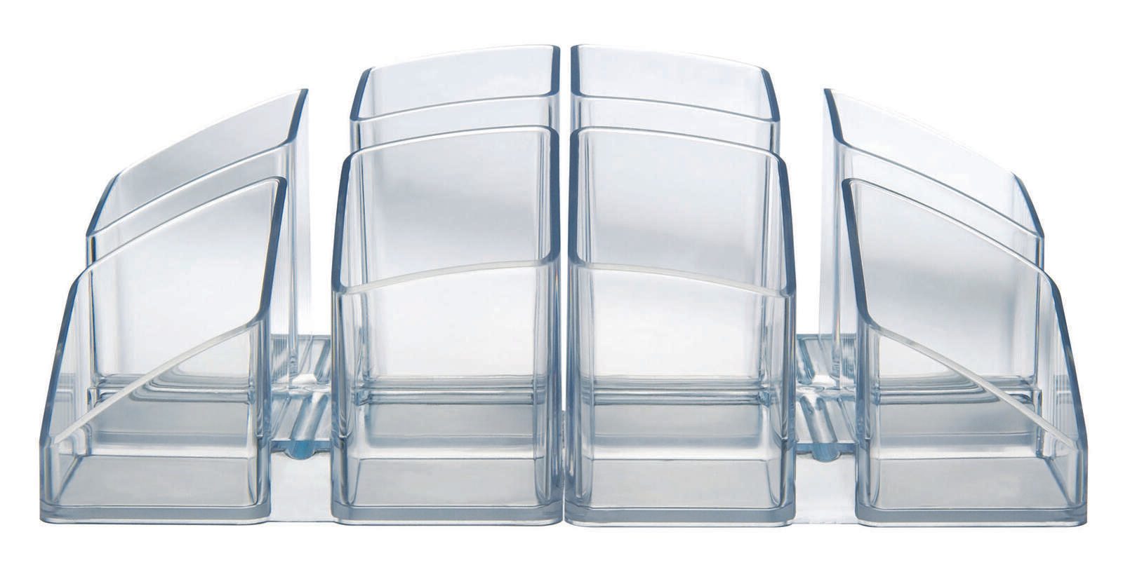 HAN SCALA Stiftehalter 12,5 x 12,5 x 10,0 cm transparent