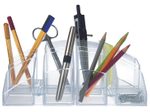 HAN SCALA Stiftehalter 12,5 x 12,5 x 10,0 cm transparent