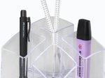 HAN SCALA Stiftehalter 12,5 x 12,5 x 10,0 cm transparent