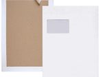 MAILmedia Papprückwandtaschen DIN C4 weiß