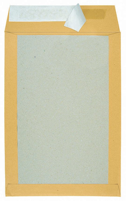 MAILmedia Papprückwandtaschen DIN B4 braun