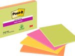 Post-it® Super Sticky Meeting Notes Haftnotizen 15,2 x 10,1 cm