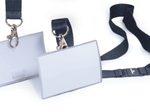 DURABLE Click Fold Namensschilder transparent 9 cm x 5.4 cm
