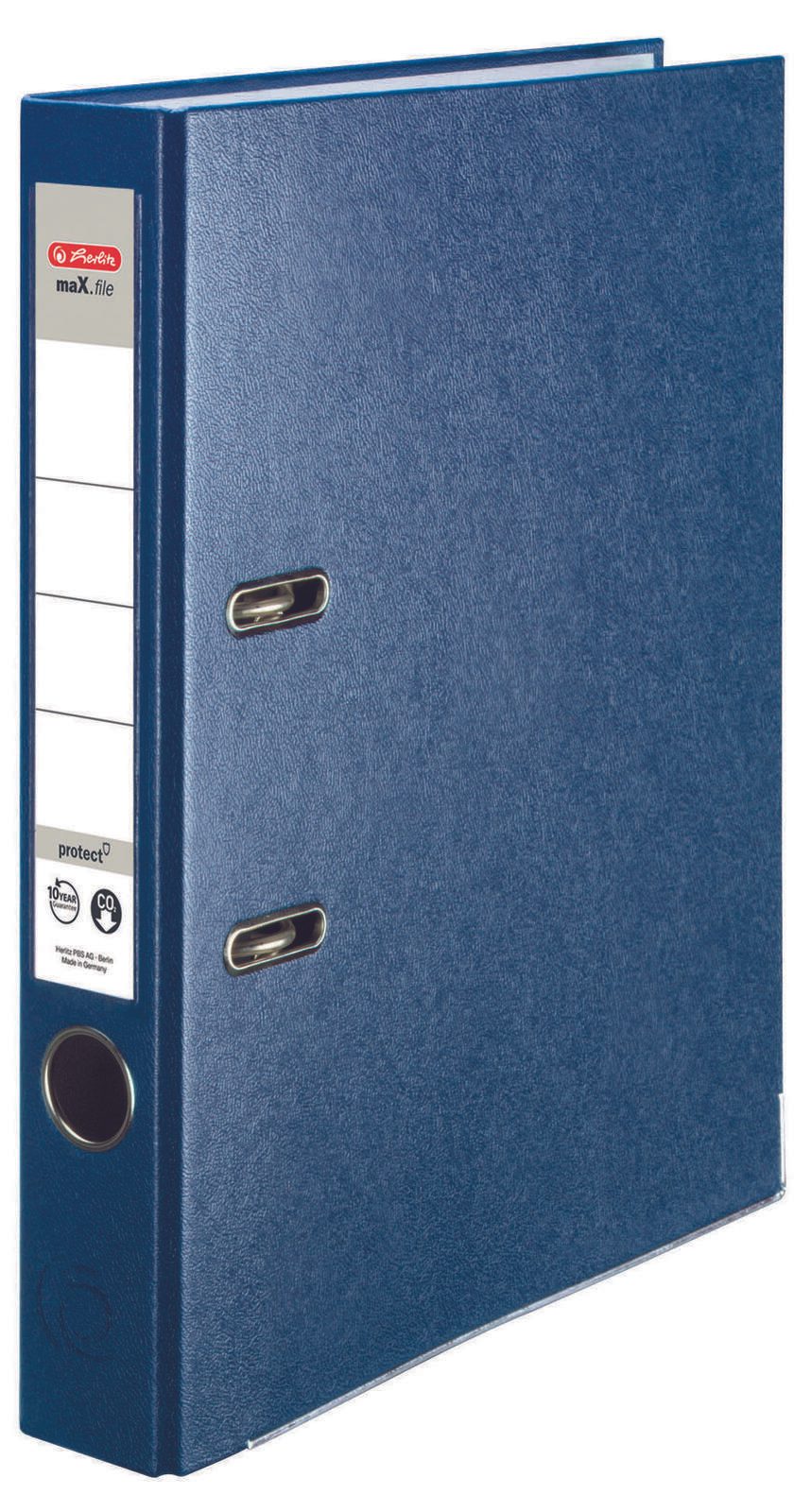 herlitz Ordner Rückenbreite 5 cm DIN A4 Kunststoff grün