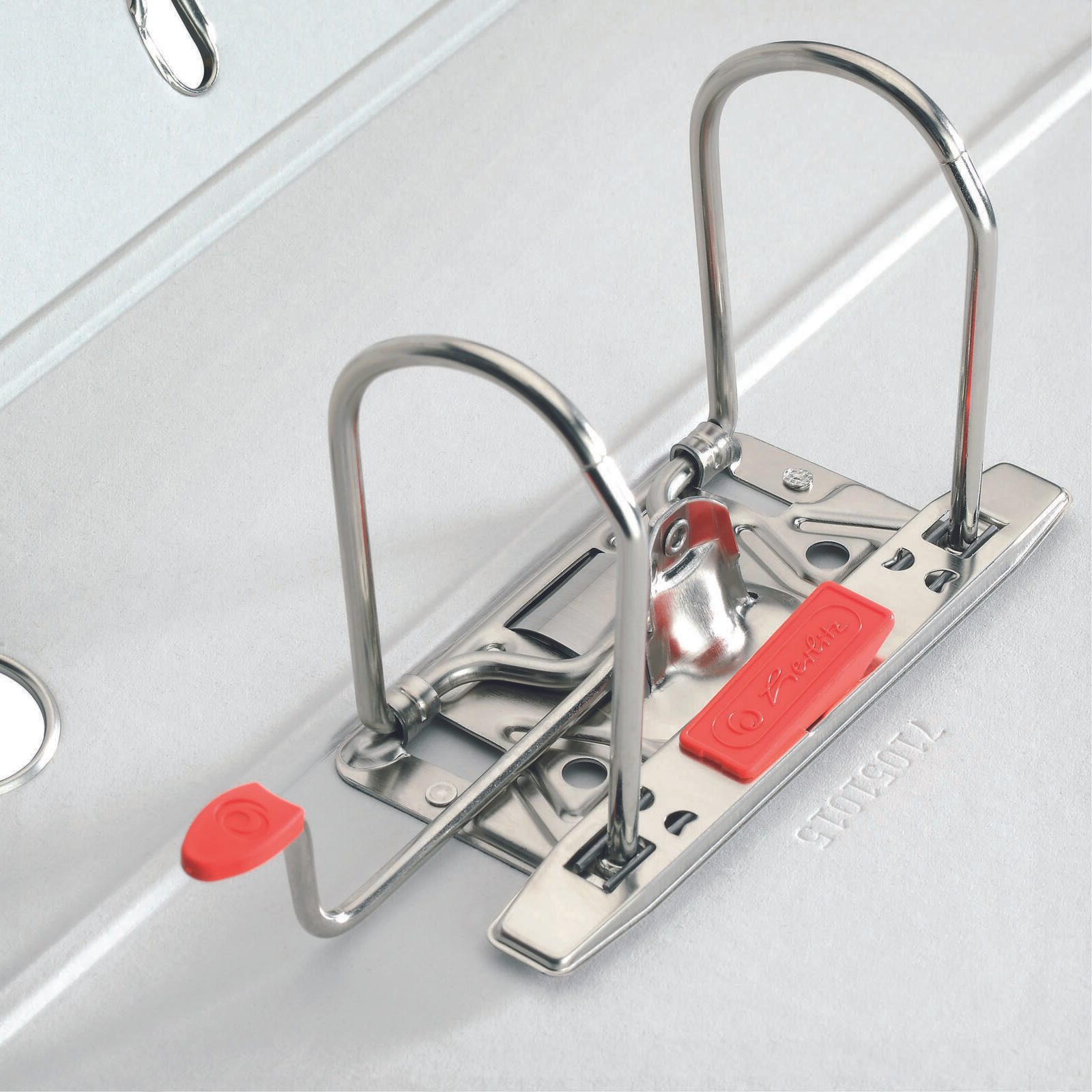 herlitz Ordner Rückenbreite 8 cm DIN A4 Karton schwarz marmoriert