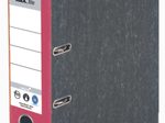 herlitz Ordner Rückenbreite 8 cm DIN A4 Karton rot marmoriert