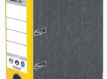 herlitz Ordner Rückenbreite 8 cm DIN A4 Karton gelb marmoriert