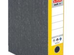 herlitz Ordner Rückenbreite 8 cm DIN A4 Karton gelb marmoriert