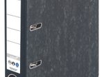 herlitz Ordner Rückenbreite 5 cm DIN A4 Karton schwarz marmoriert