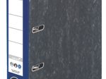 herlitz Ordner Rückenbreite 5 cm DIN A4 Karton blau marmoriert