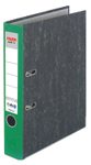herlitz Ordner Rückenbreite 5 cm DIN A4 Karton grün marmoriert