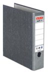 herlitz Ordner Rückenbreite 8 cm DIN A4 Karton grau marmoriert