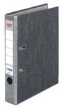 herlitz Ordner Rückenbreite 5 cm DIN A4 Karton grau marmoriert