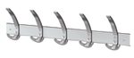 Kerkmann Wandgarderobe public alusilber 65,0 x 17,0 cm 15 Haken