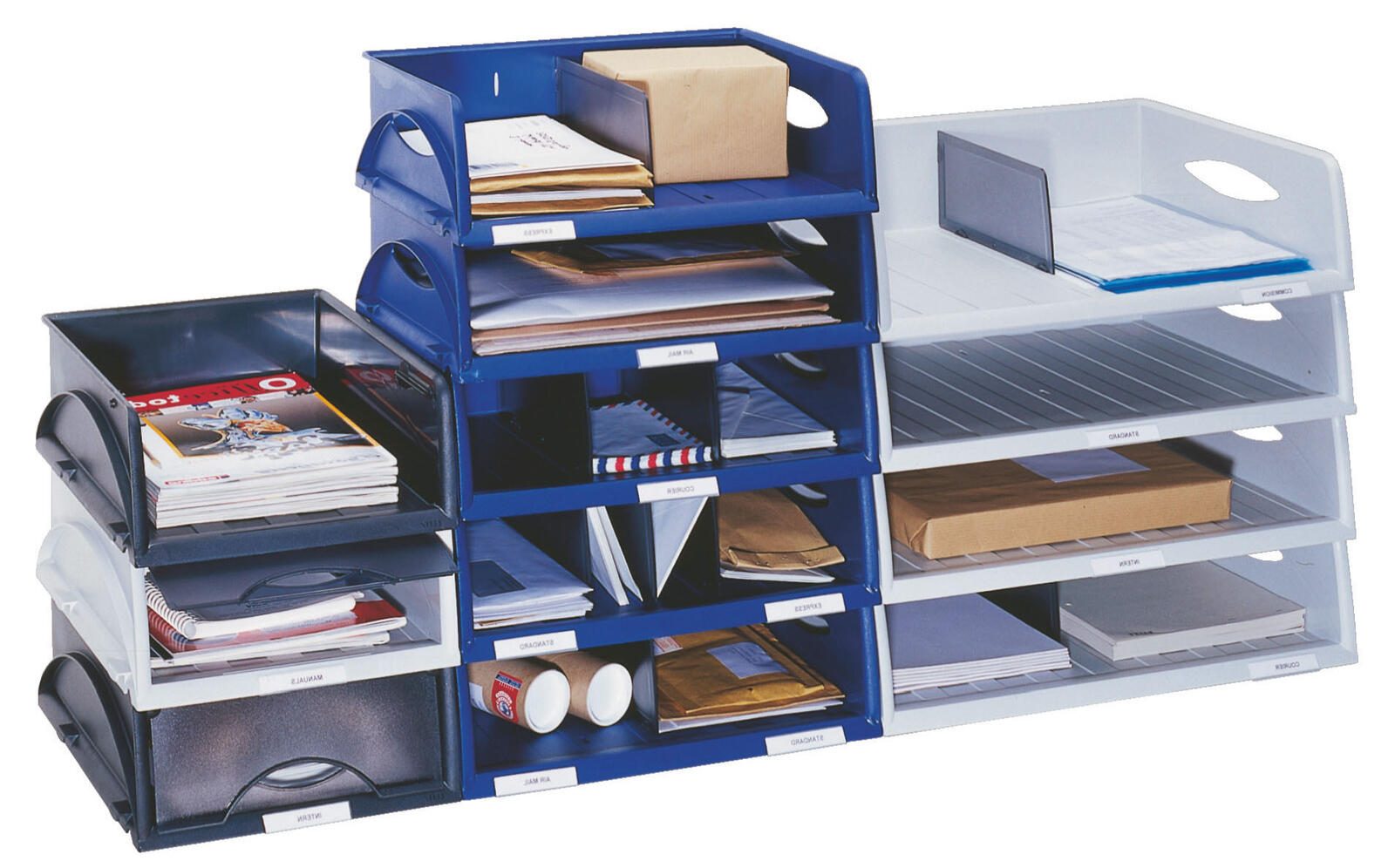 LEITZ Briefablage Sorty A3 quer Jumbo DIN A3 quer blau