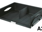 LEITZ Briefablage Sorty A3 quer Jumbo DIN A3 quer schwarz