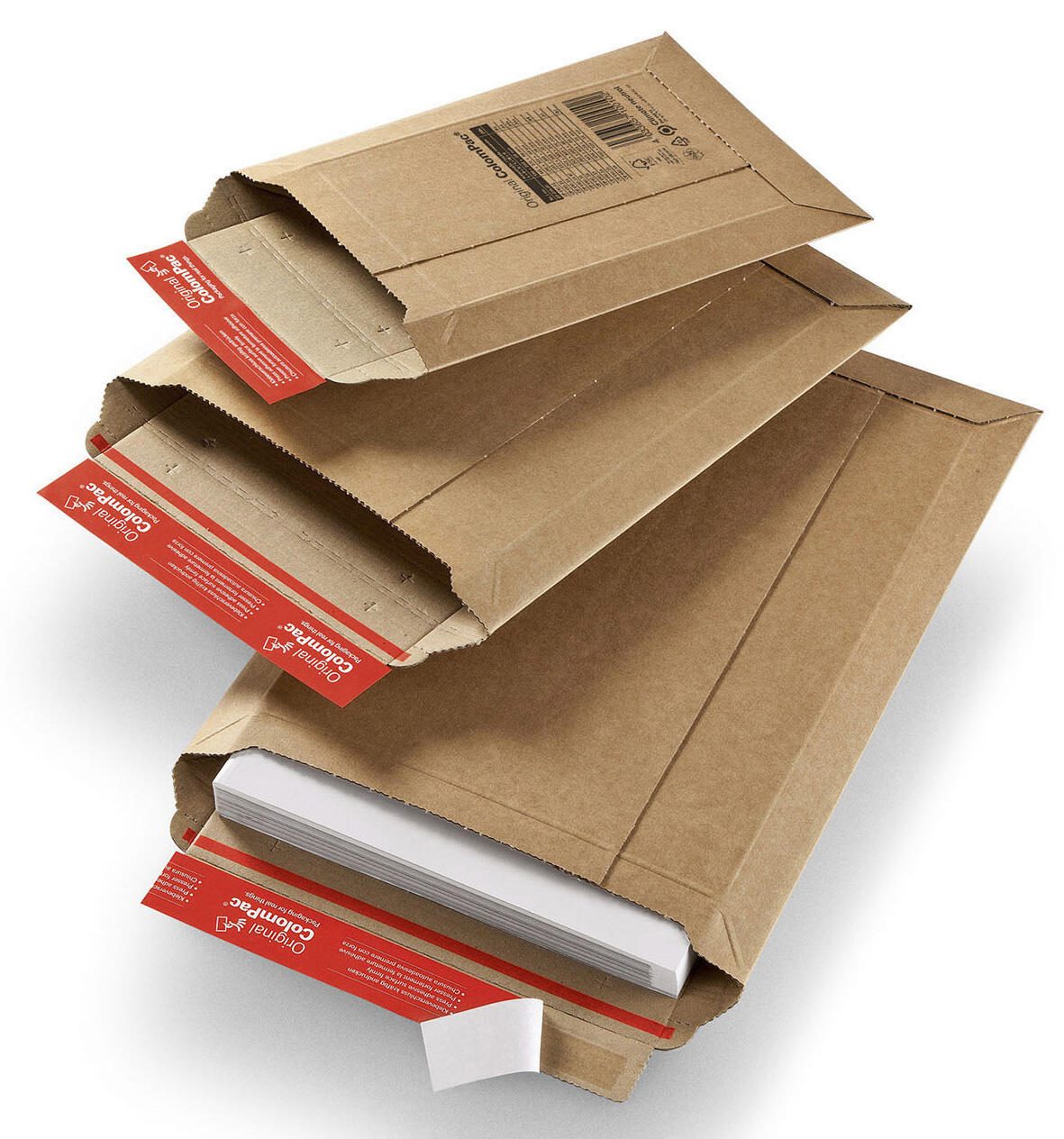 ColomPac® Kartonversandtaschen für DIN B4 braun