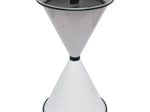 SZ Metall Standaschenbecher weiß