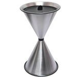 SZ Metall Standaschenbecher silber