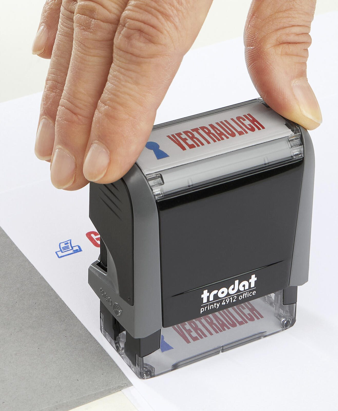trodat Textstempel Office Ecoprinty "VERTRAULICH" 