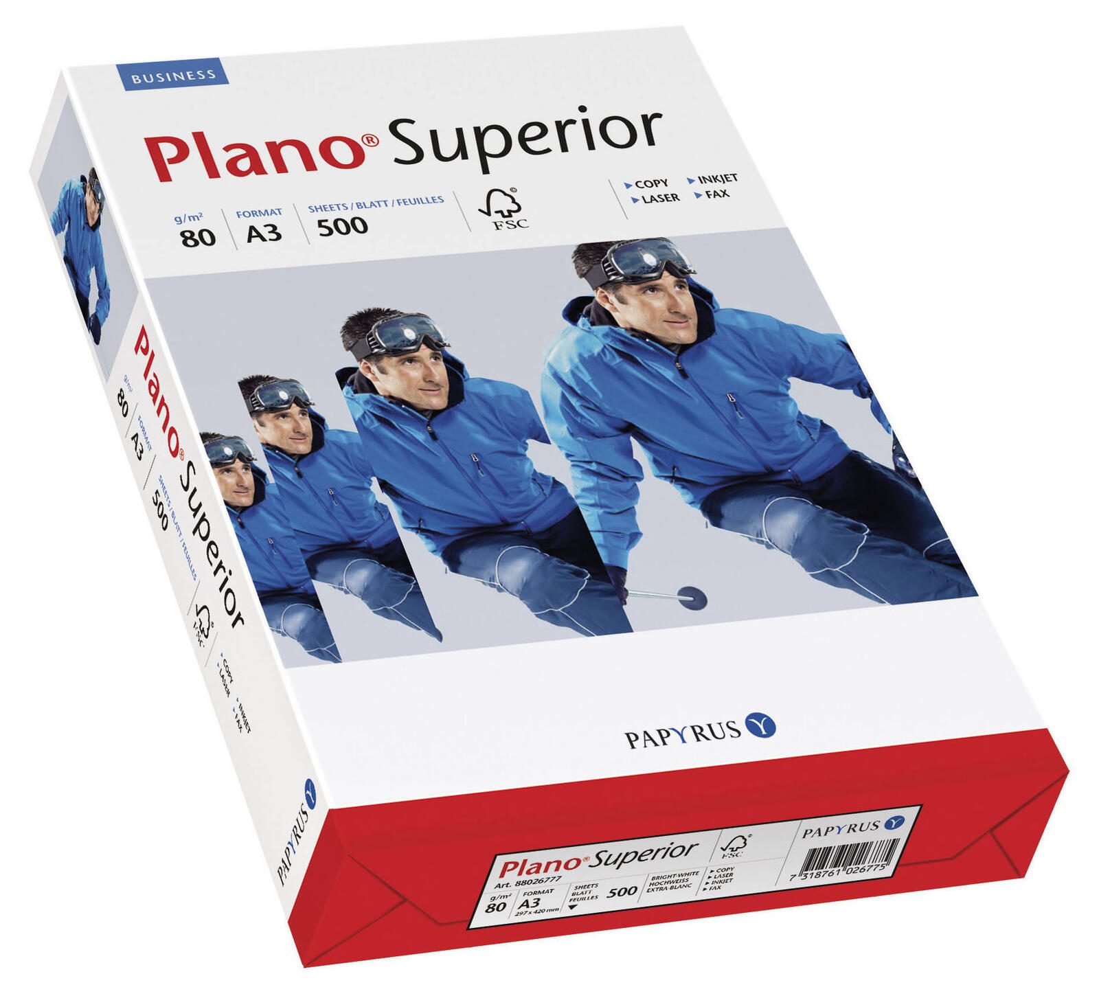 Plano Kopierpapier DIN A3 80 g/m²