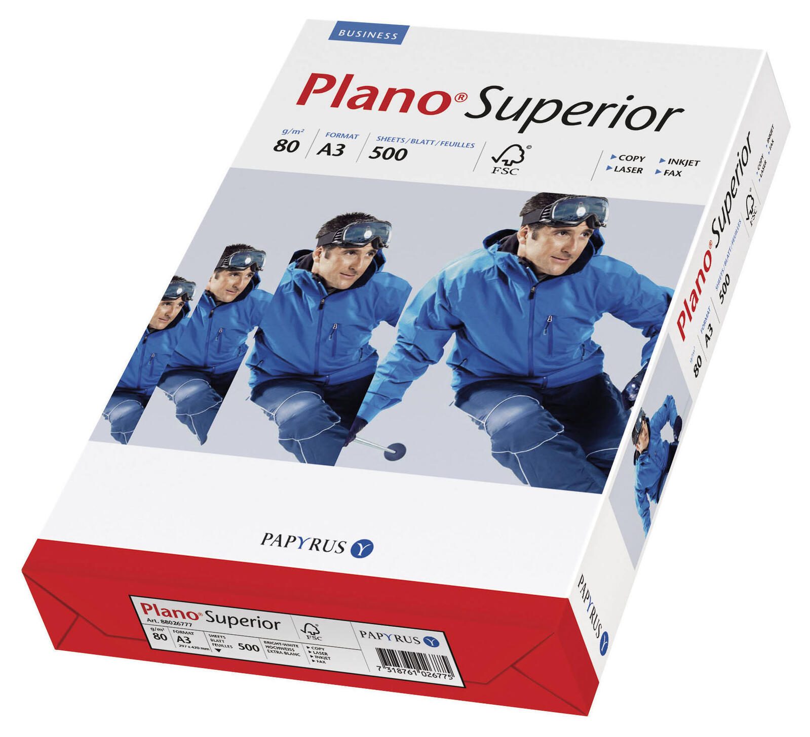 Plano Kopierpapier DIN A3 80 g/m²