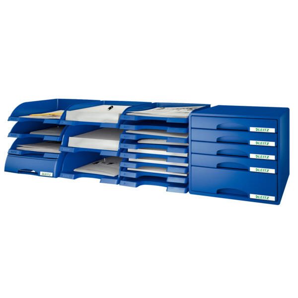 LEITZ Briefablage Jumbo DIN A4 blau