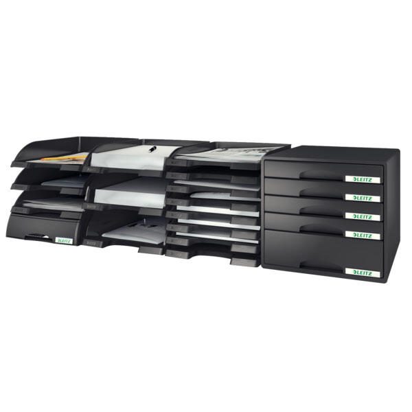 LEITZ Briefablage Jumbo DIN A4 schwarz