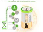 GP Batterien SUPER Mono D 1.5 V