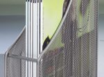 Zeller Stehsammler Meshline Metall lackiert alufarben , DIN A4