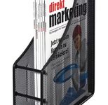 Zeller Stehsammler Meshline Metall lackiert anthrazit , DIN A4