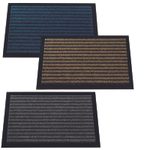 Mercury Fußmatte Grattant 40,0 x 60,0 cm anthrazit gemustert