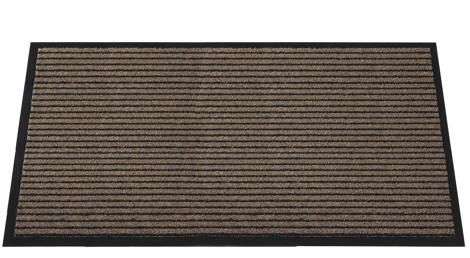 Mercury Fußmatte Grattant 90,0 x 150,0 cm braun gemustert