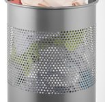 DURABLE Papierkorb 15,0 l silbermetallic