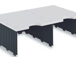 styro Styrodoc Jumbo Aufbaueinheit Sortierstation DIN C4 2 -Fach grau/schwarz