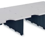 styro Styrodoc Jumbo Aufbaueinheit Sortierstation DIN C4 3 -Fach grau/schwarz