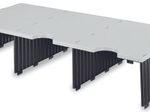 styro Styrodoc Jumbo Aufbaueinheit Sortierstation DIN C4 3 -Fach grau/schwarz