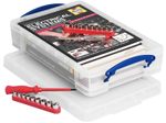 Really Useful Box Aufbewahrungsbox 4,0 l - 39,5 x 25,5 x 8,8 cm transparent