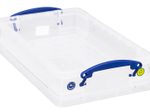 Really Useful Box Aufbewahrungsbox 4,0 l - 39,5 x 25,5 x 8,8 cm transparent